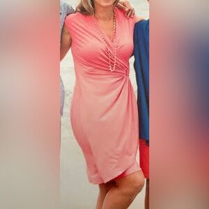 Tommy Bahama Coral extra small dress.   SIZE XS